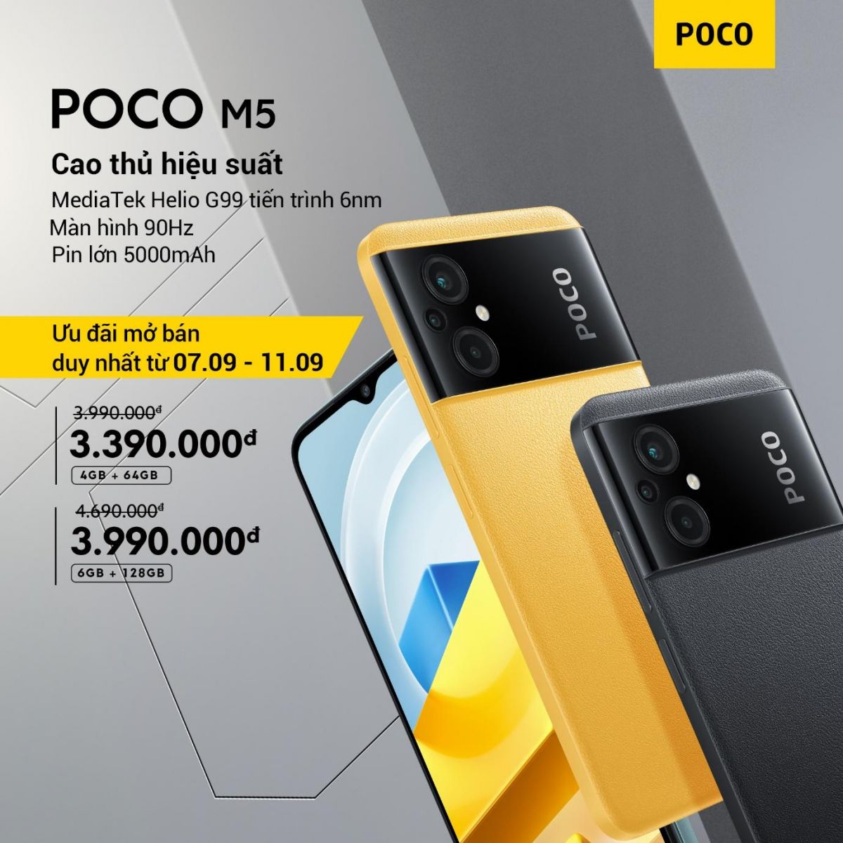 POCO M5 | M5s ra mắt, giá từ 4 triệu