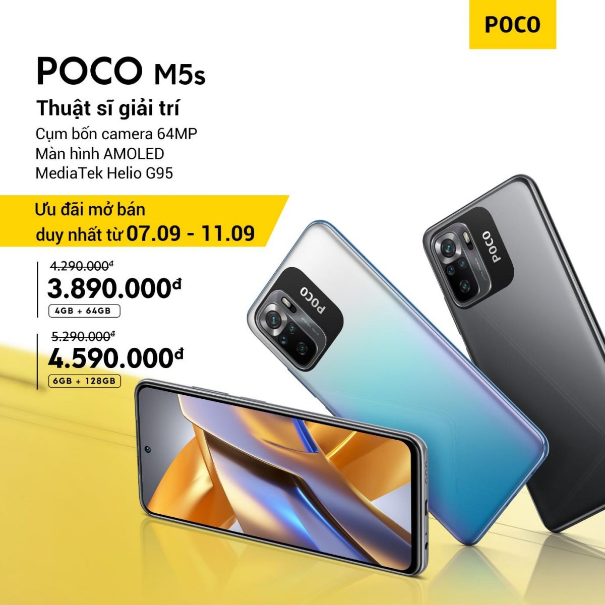 POCO M5 | M5s ra mắt, giá từ 4 triệu