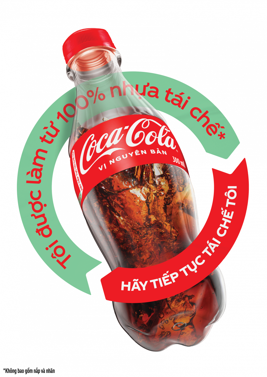 Coca-Cola Việt Nam ra mắt chai Coca-Cola làm từ 100% nhựa tái chế trên toàn quốc