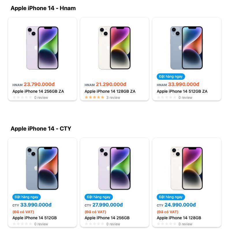 Giá iPhone 14 Pro Max từ thị trường Mỹ, HongKong giảm mạnh, gần chạm đáy!