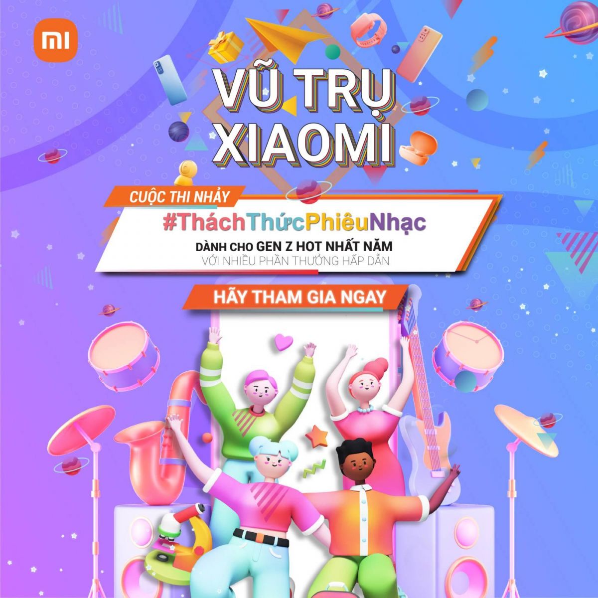 Xiaomi Campus Tour tổ chức cuộc thi online dành riêng cho sinh viên