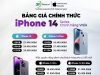 Bảng giá chính thức iPhone 14 Series tại 24hStore