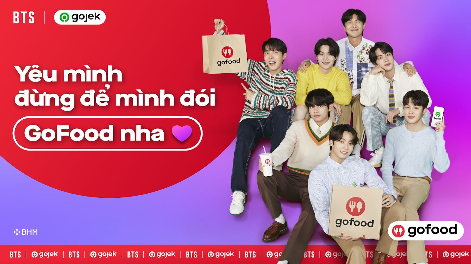 Ra mắt chiến dịch BTS | Gojek tại Việt Nam