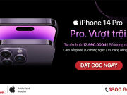 Di Động Việt nhận đặt cọc iPhone 14, ưu đãi lên đến 10 triệu đồng, cam kết có hàng ngay và trả đúng ngày