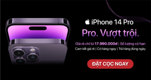 Di Động Việt nhận đặt cọc iPhone 14, ưu đãi lên đến 10 triệu đồng, cam kết có hàng ngay và trả đúng ngày