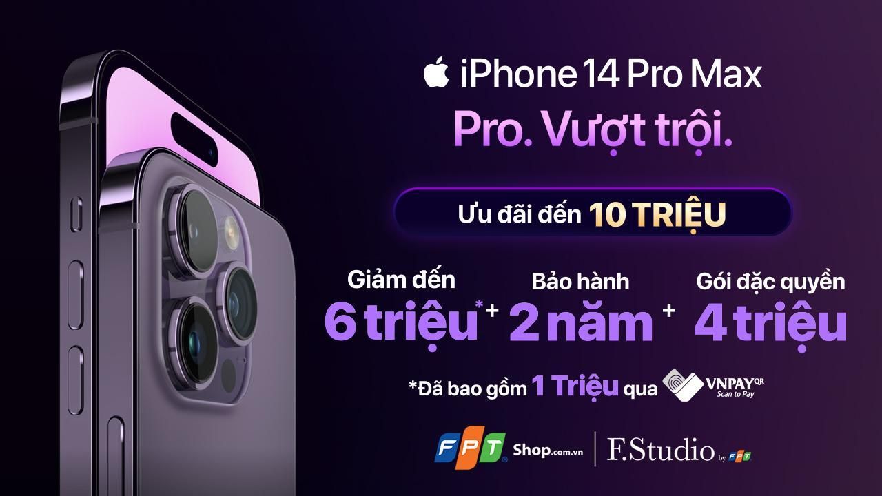 FPT Shop và F.Studio by FPT chính thức nhận đặt trước iPhone 14 Series kèm ưu đãi đến 10 triệu + Bảo hành 2 năm