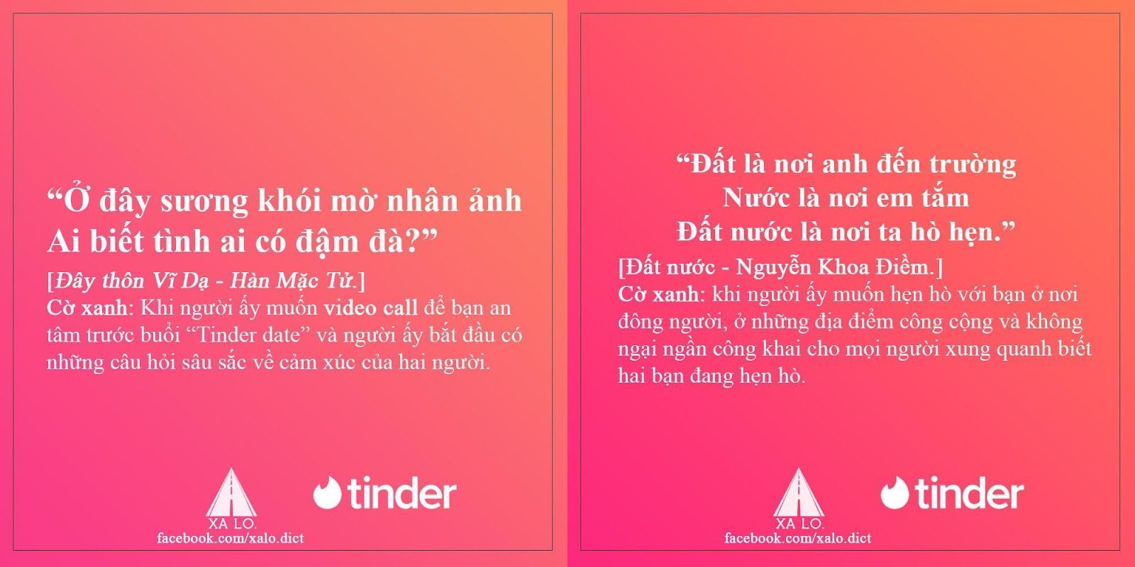 Thành viên Tinder thổi làn gió mới biến loạt thơ nổi tiếng thành bộ từ điển bí kíp hẹn hò an toàn