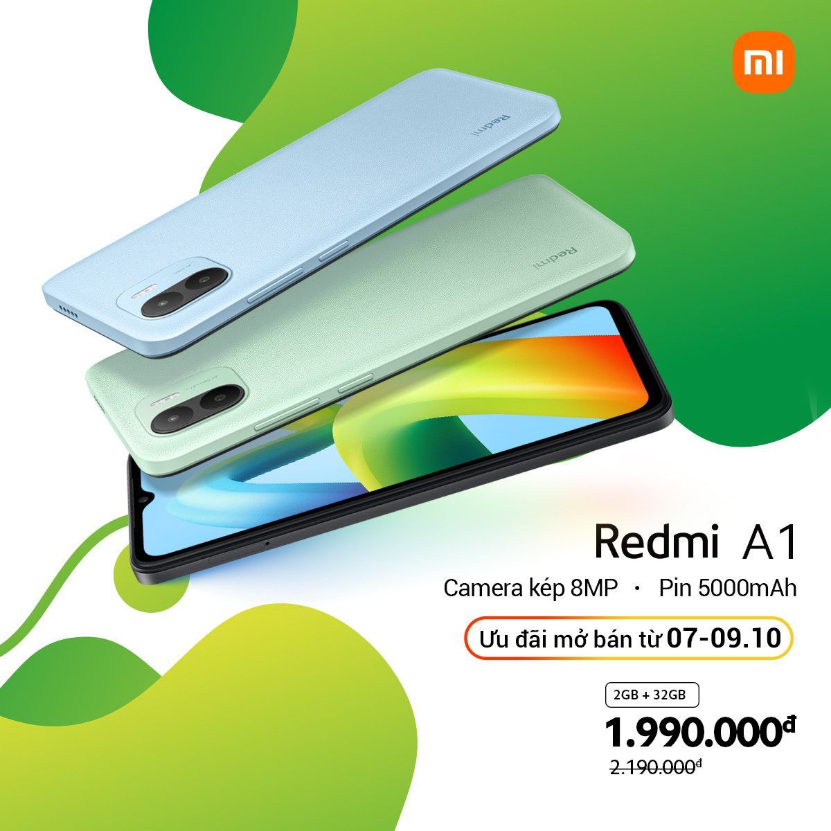 Xiaomi Redmi A1 ra mắt, giá chỉ hơn 2 triệu đồng