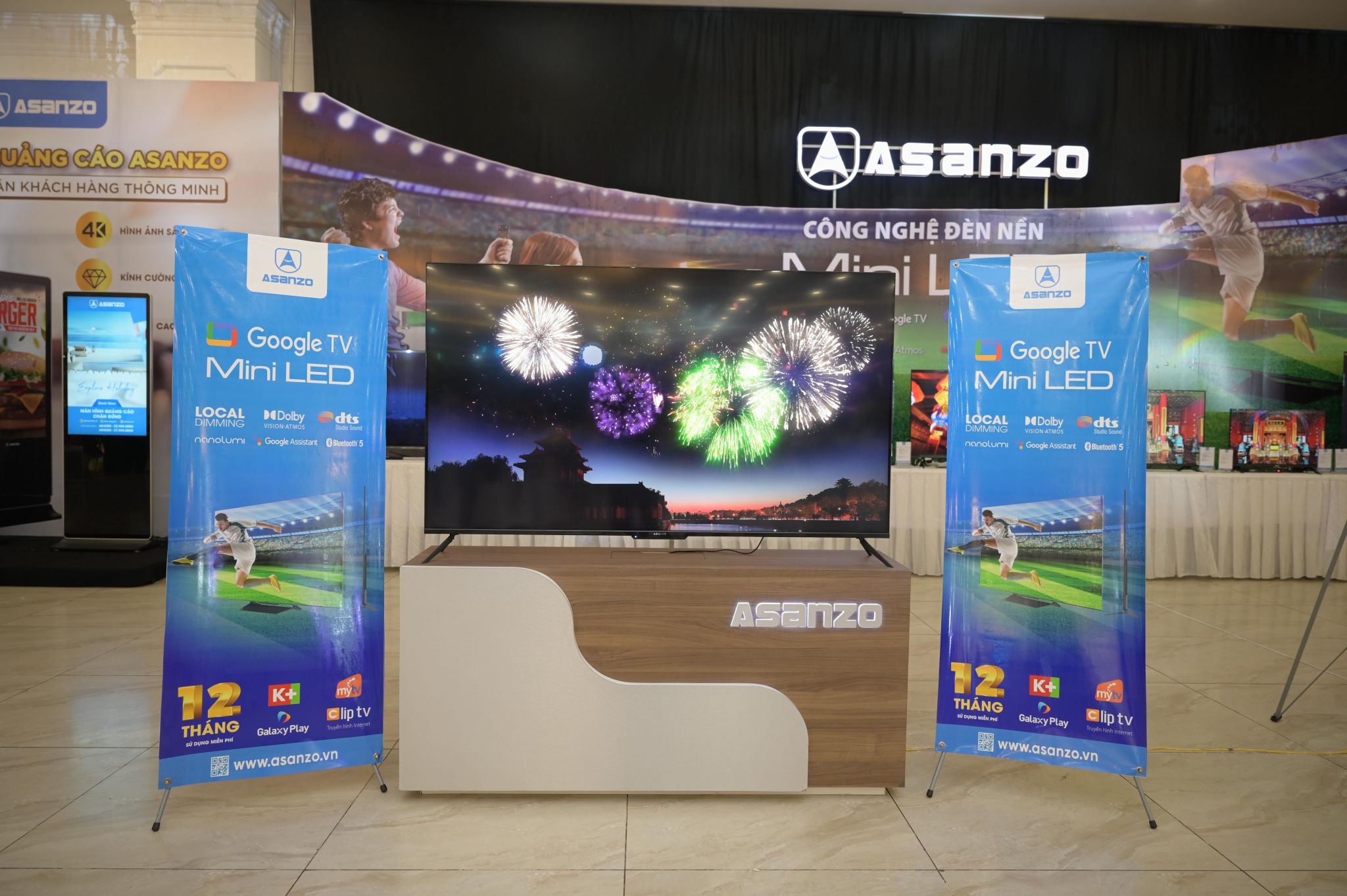 Asanzo ra mắt Smart TV công nghệ đèn nền Mini LED