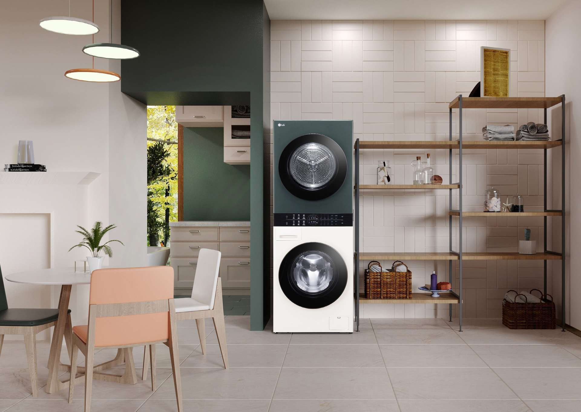 Tháp giặt sấy LG WashTower, làm sạch đồ dùng vải vóc cho gia đình hiện đại