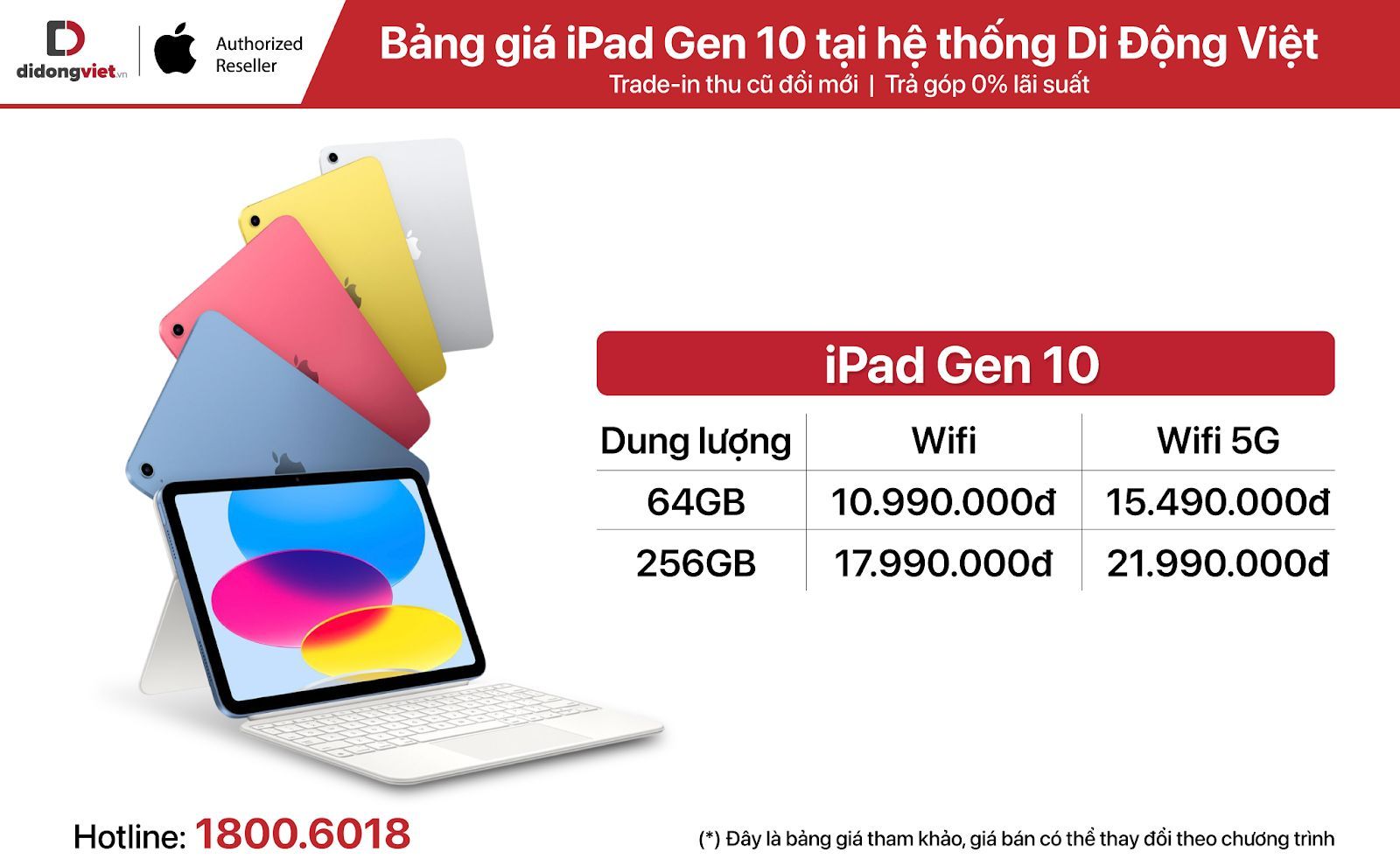 iPad Gen 10 chính thức lên kệ tại Việt Nam: “lột xác” ngoạn mục về thiết kế, sốc với giá bán chỉ từ 10,99 triệu đồng