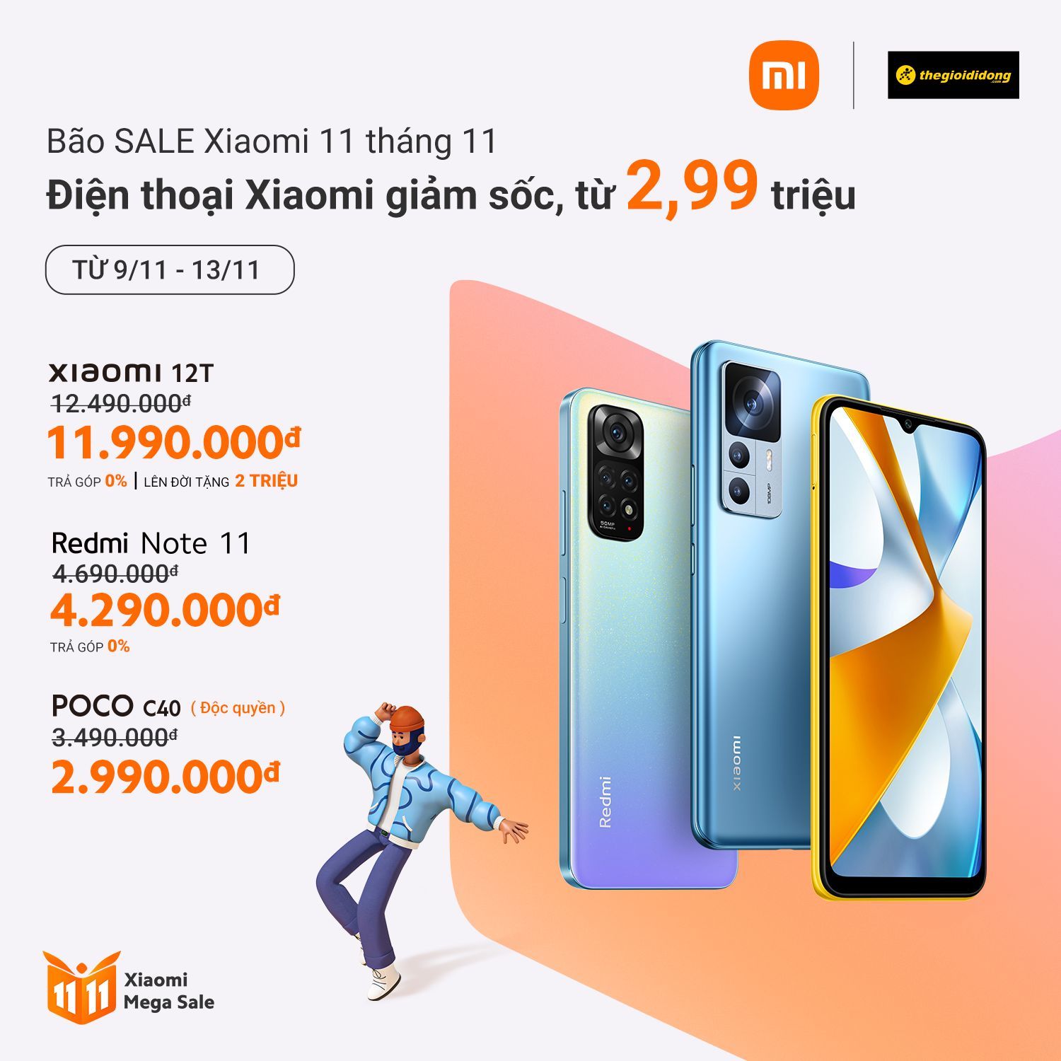 Xiaomi tung bão sale tại sự kiện 11.11