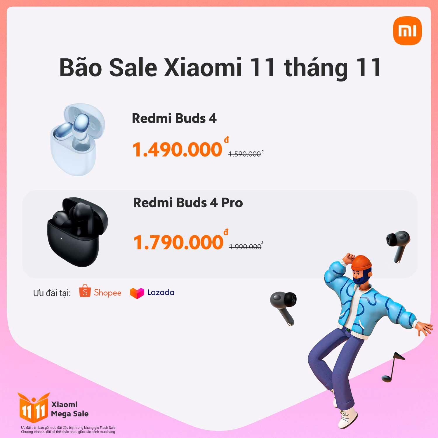 Xiaomi tung bão sale tại sự kiện 11.11