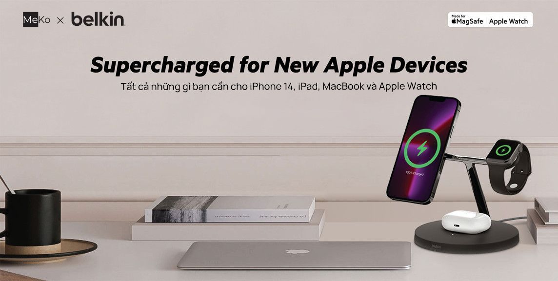 Belkin và Meko tổ chức sự kiện Supercharged for New Apple Devices