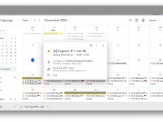 Cập nhật thông tin World Cup 2022 - Qatar từ Google Calendar