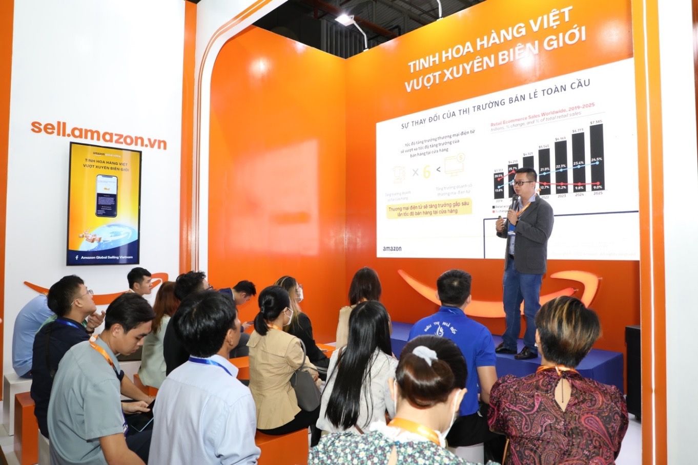 Amazon tham gia VIETNAM EXPO 2022 tại TP.Hồ Chí Minh, tiếp tục cam kết hỗ trợ các doanh nghiệp vừa và nhỏ Việt Nam trên hành trình xuất khẩu toàn cầu