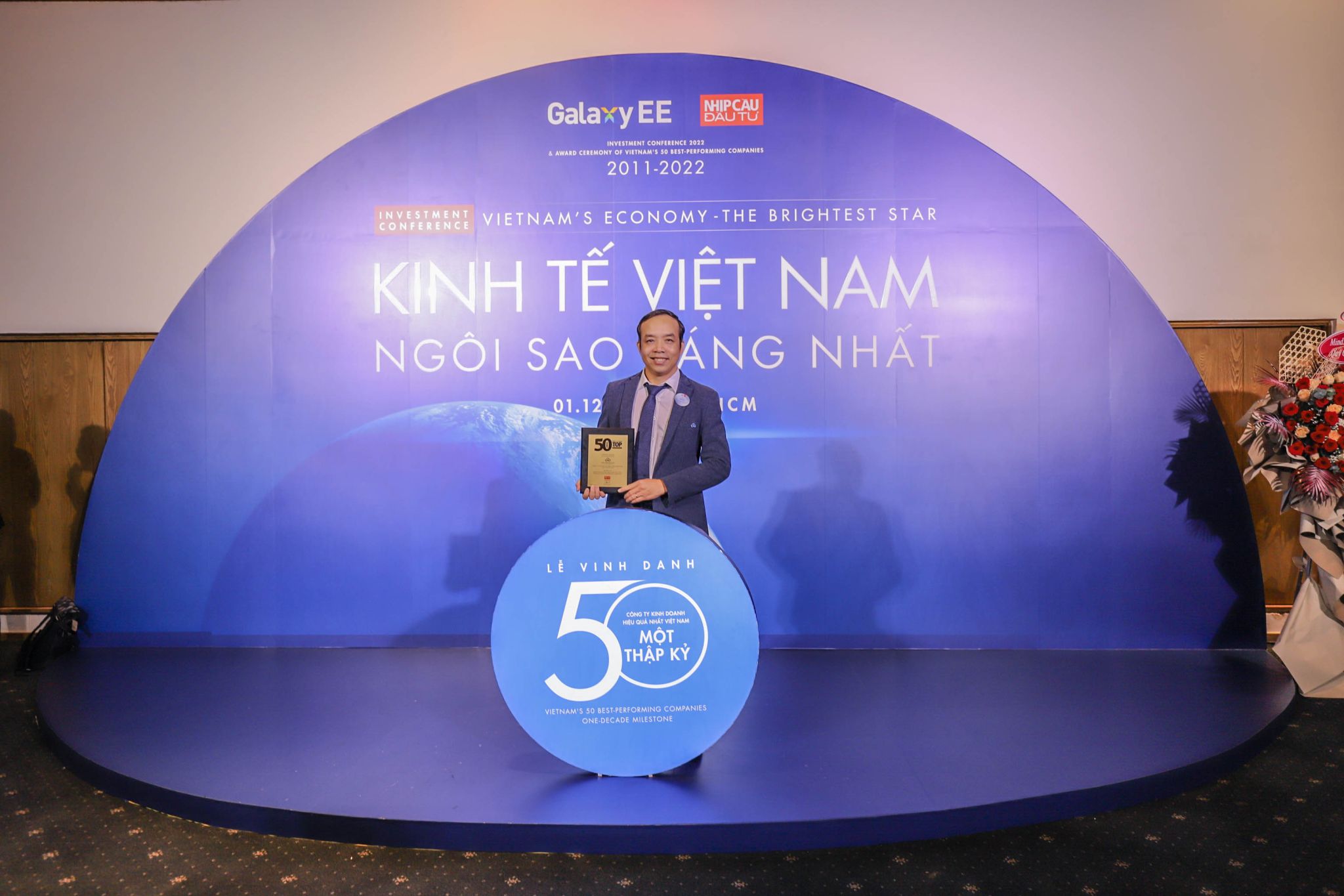 CMC được vinh danh 'Top 50 công ty kinh doanh hiệu quả nhất Việt Nam'