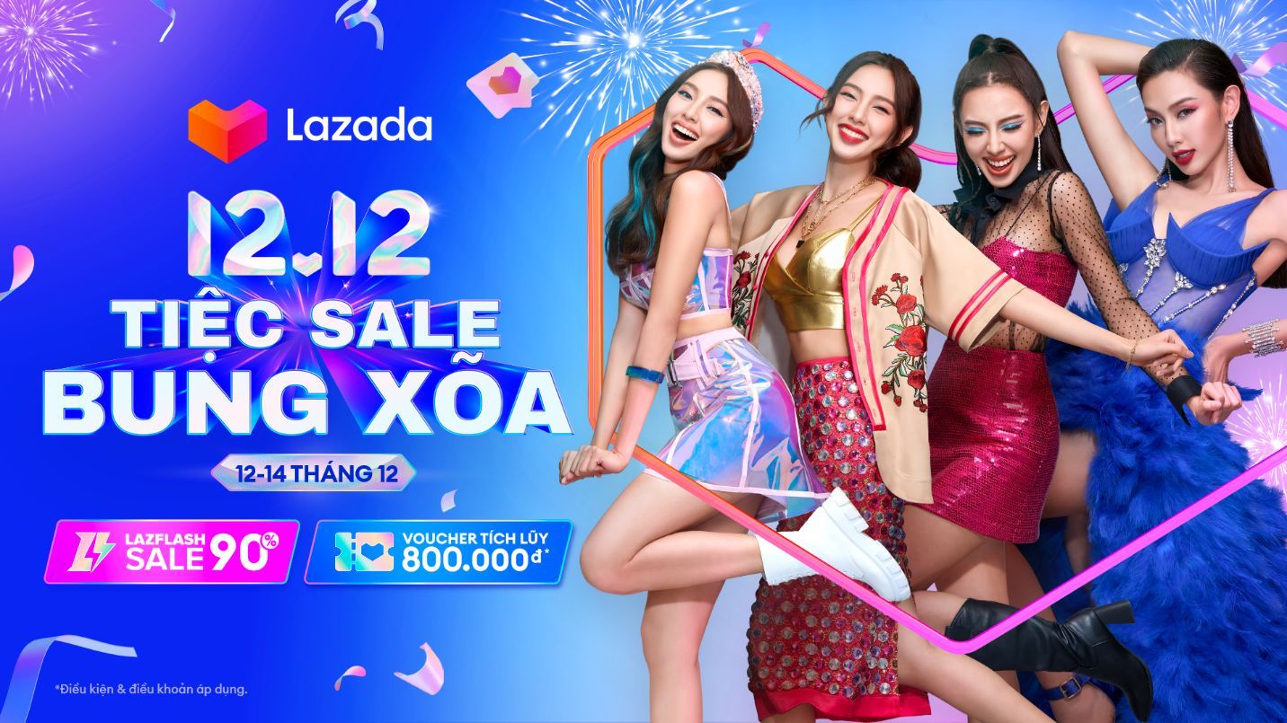 Lazada khởi động Lễ hội mua sắm 12.12 “Tiệc Sale bung xõa”