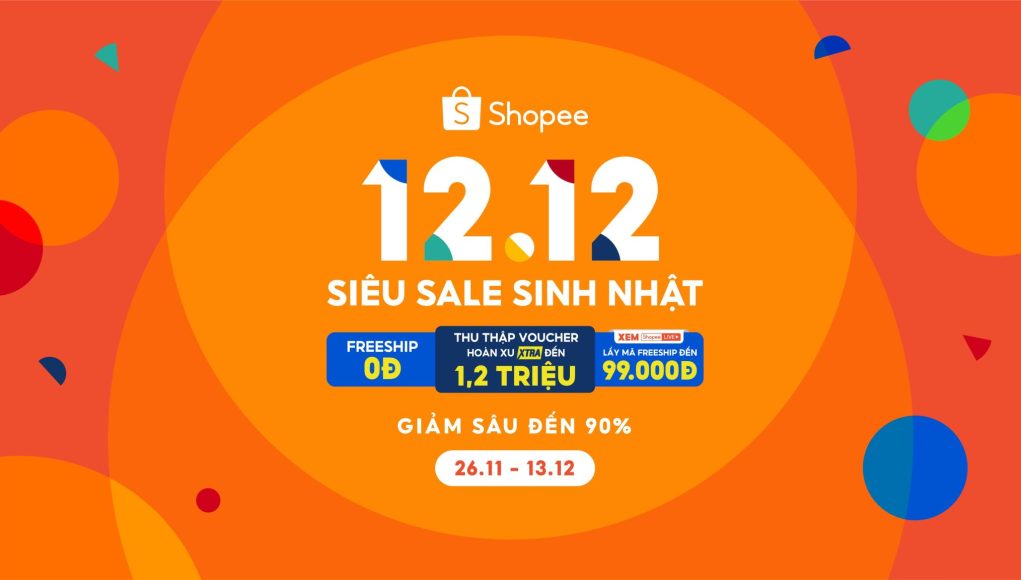 Shopee tri ân người dùng và tôn vinh doanh nghiệp Việt tại sự kiện 12.12 Siêu Sale Sinh Nhật