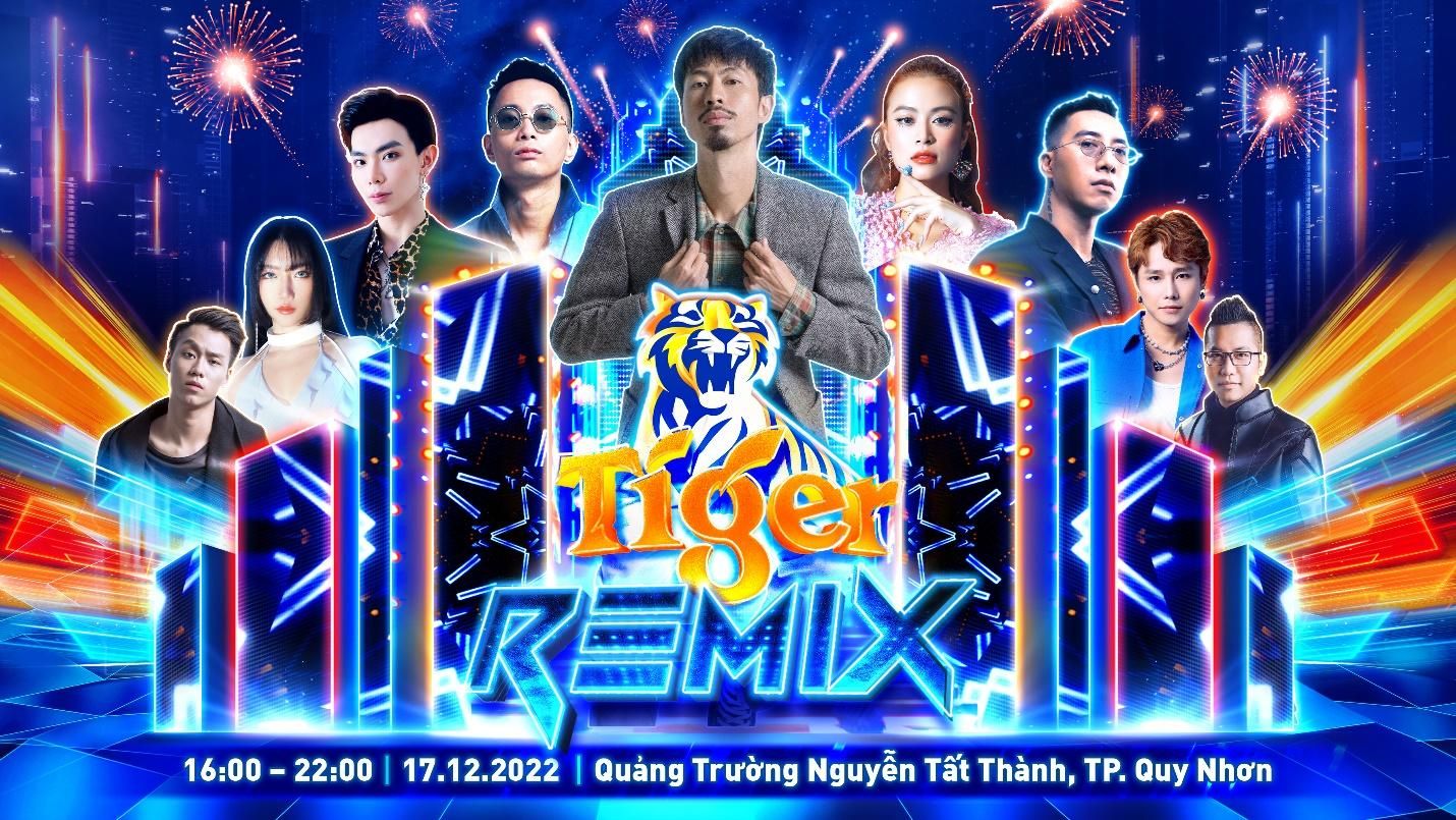 Sự kiện âm nhạc Tiger Remix 2023 trở lại tại 4 thành phố