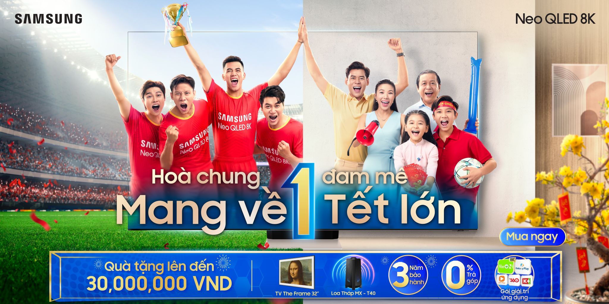 Samsung mở loạt ưu đãi TV lớn nhất năm