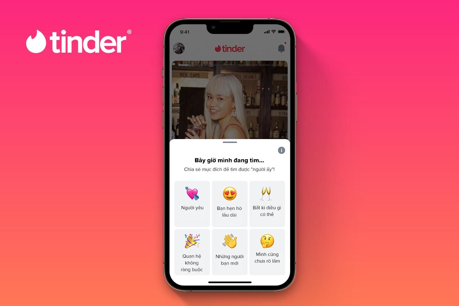 Tinder ra mắt tính năng Mục đích Hẹn hò, khẳng định sức hút của sự chia sẻ chân thành