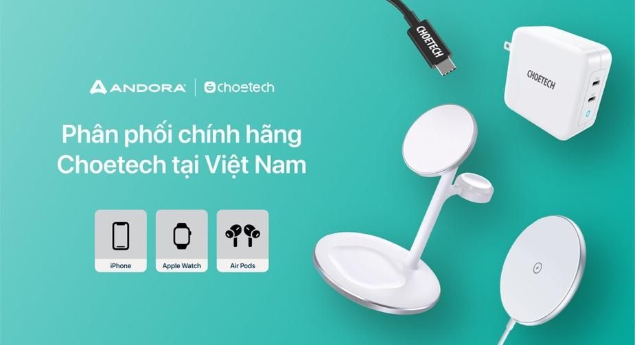 Andora phân phối 5 thương hiệu phụ kiện từ Mỹ và Đức