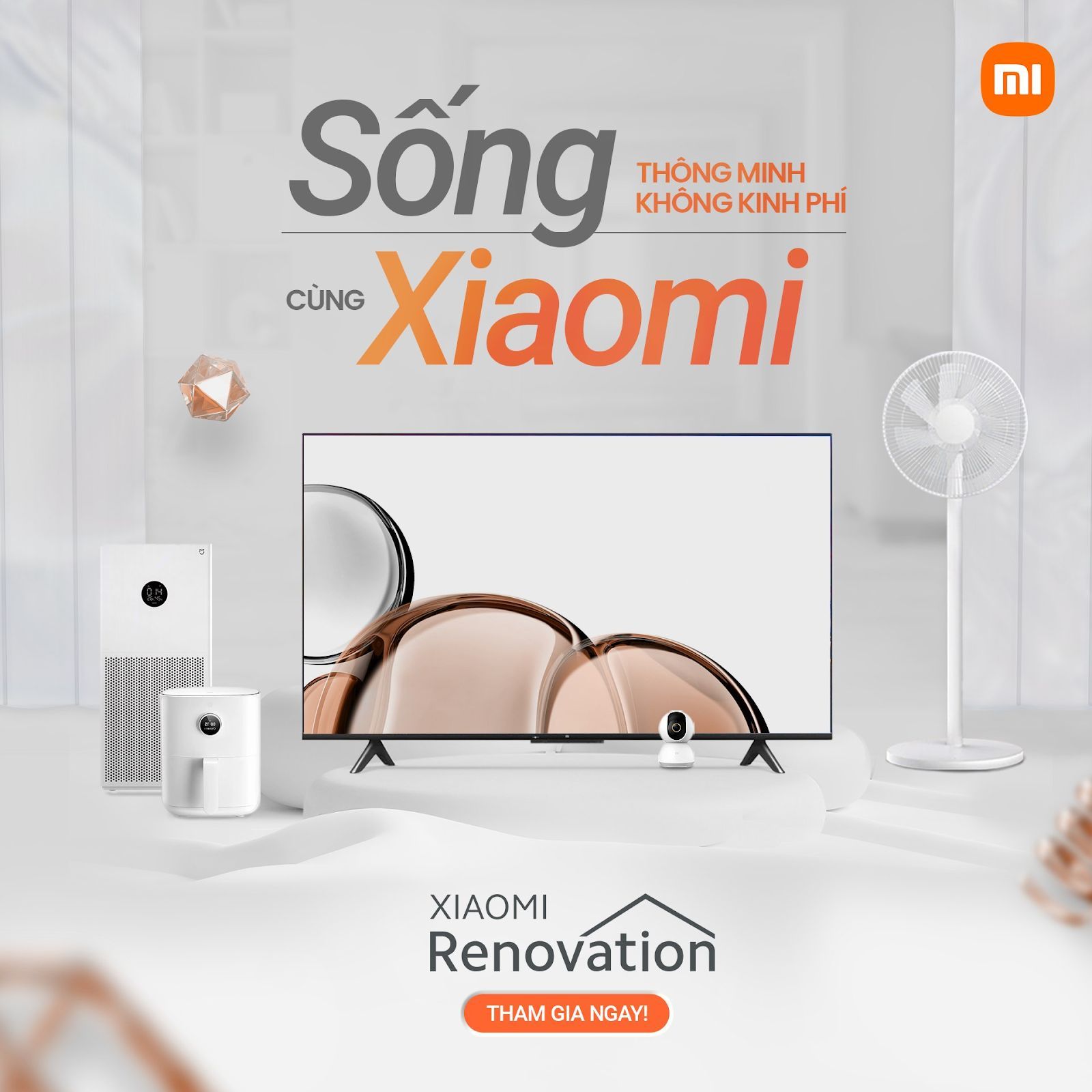 Xiaomi cải tạo không gian sống của người dùng với loạt thiết bị thông minh đang được yêu thích nhất