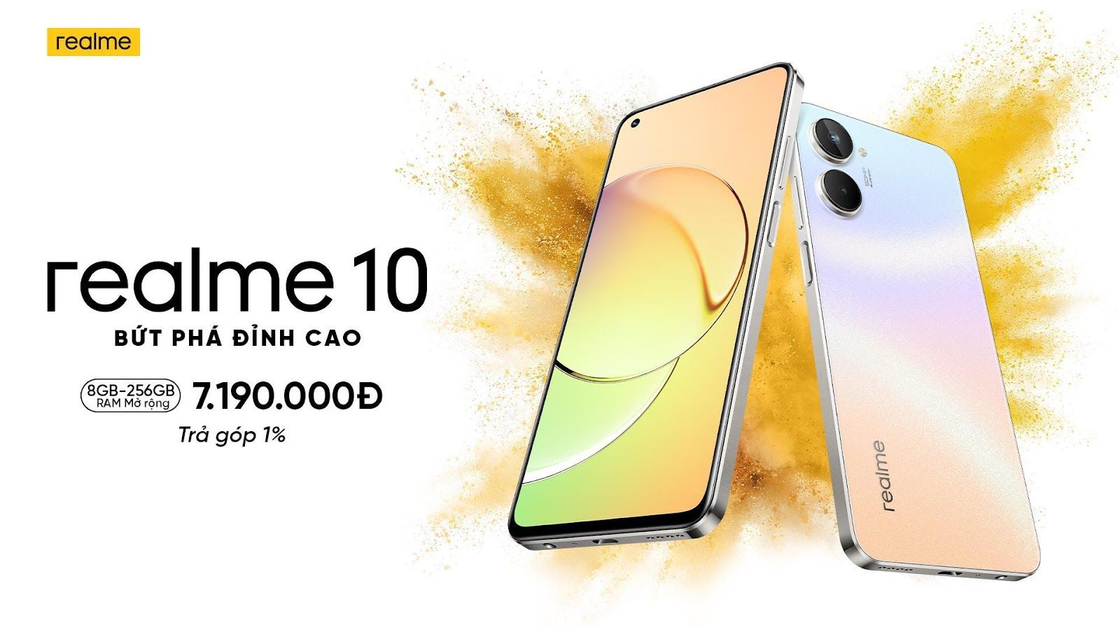 Smartphone chiến game realme 10 ra mắt