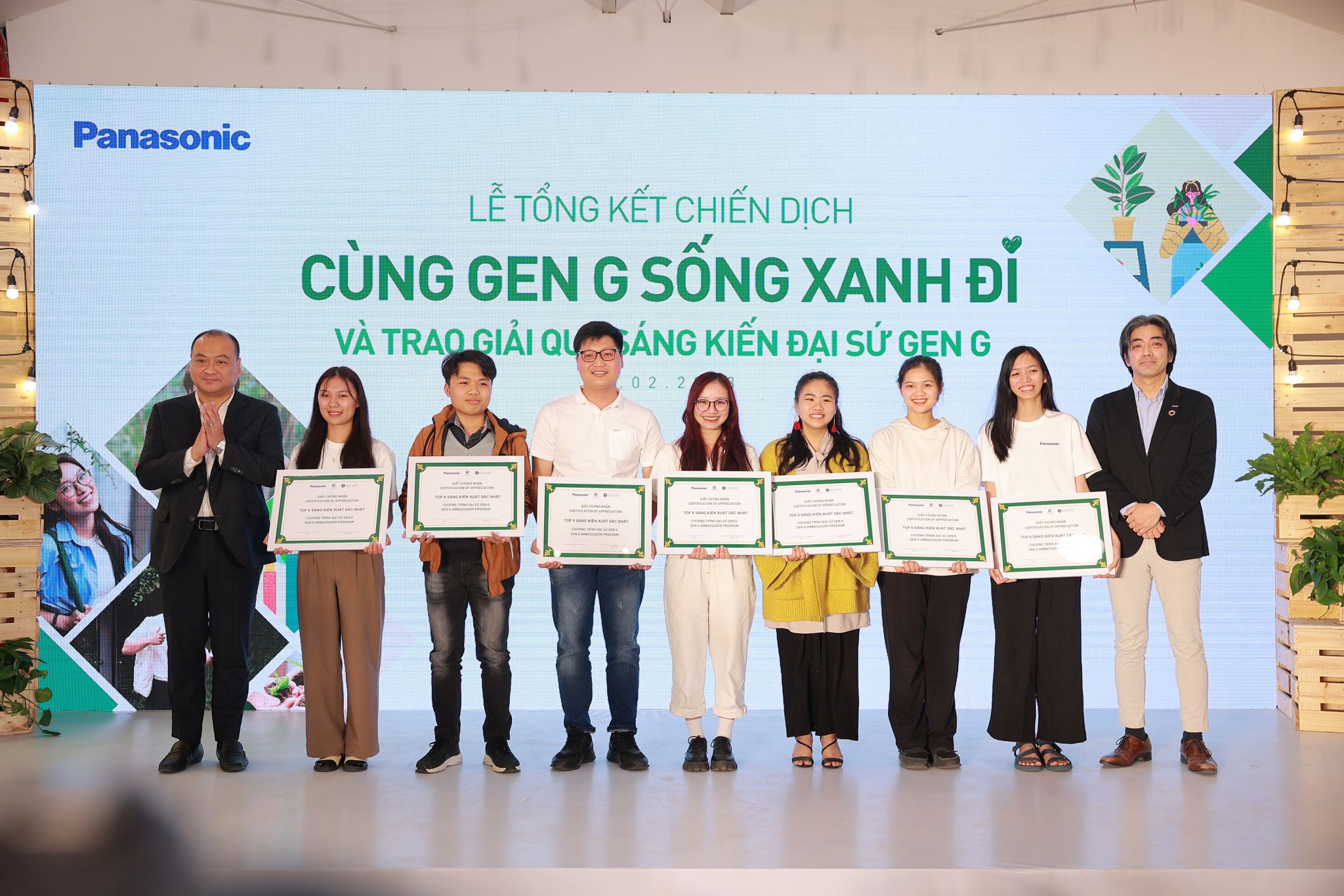 Panasonic đánh dấu hành trình đáng nhớ của chiến dịch “Cùng Gen G sống Xanh đi”