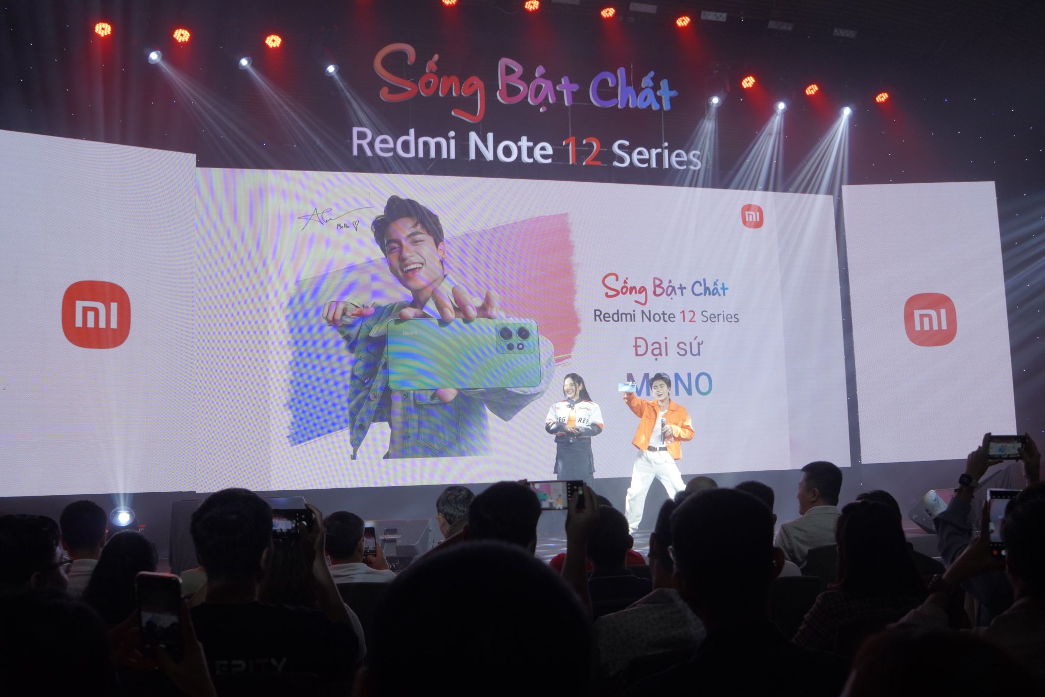 Xiaomi ra mắt dòng Redmi Note 12, cùng MONO truyền cảm hứng “Sống Bật Chất” cho thế hệ trẻ Việt Nam