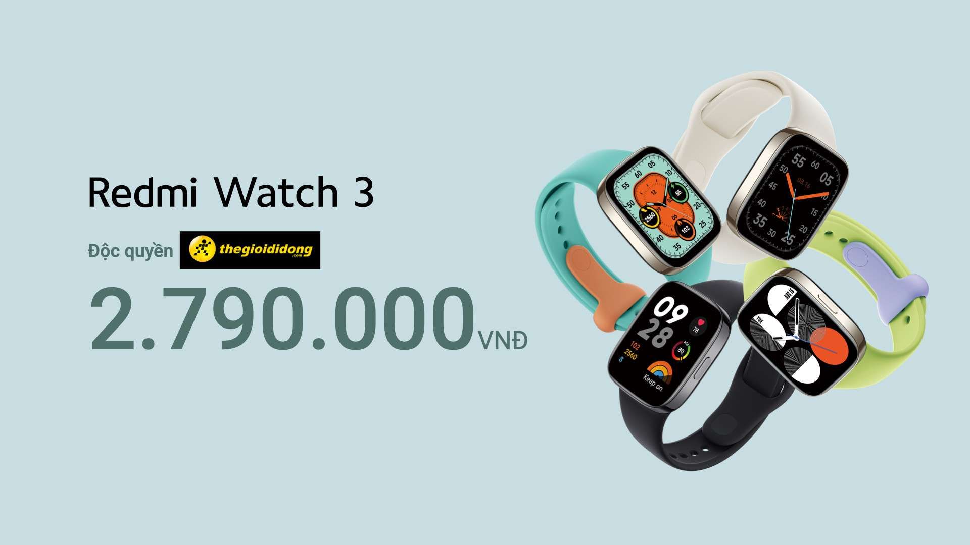 Xiaomi ra mắt đồng hồ thông minh Redmi Watch 3