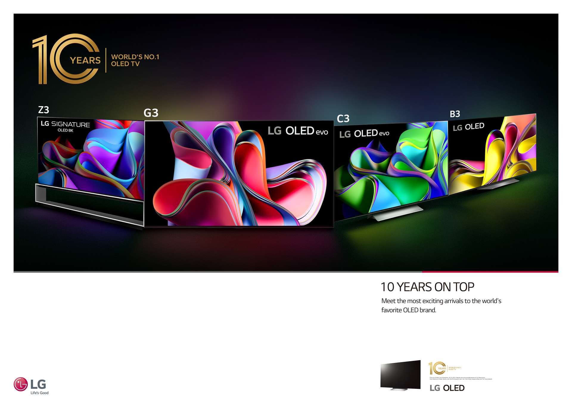 LG ra mắt loạt TV 2023, đánh dấu thập kỷ thống lĩnh thị trường OLED toàn cầu