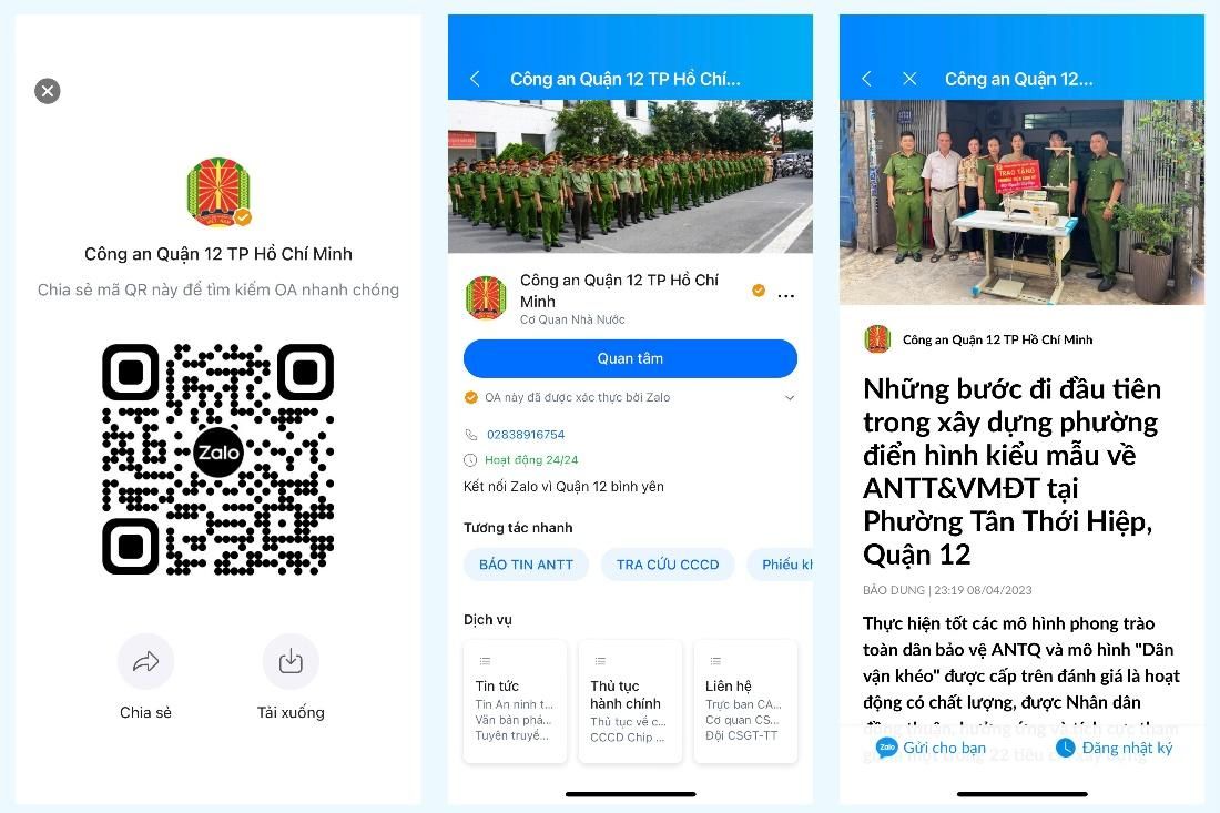 Zalo nhận giấy khen từ Giám đốc Công an TP.HCM