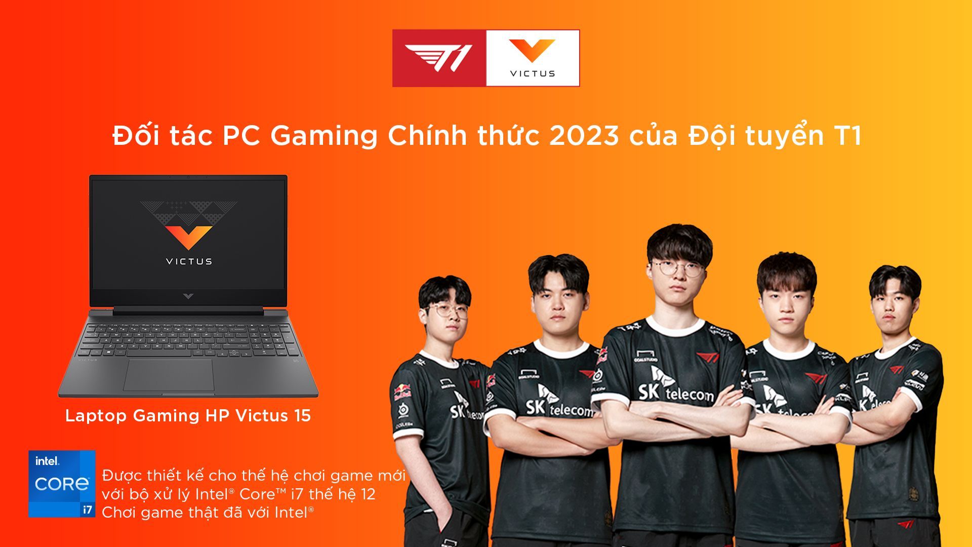 HP Victus là đối tác PC gaming chính thức 2023 của đội tuyển T1