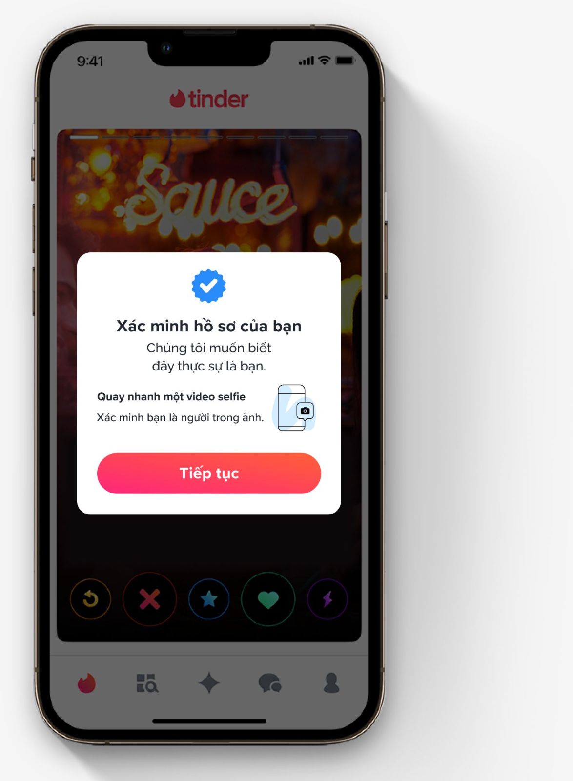 Tinder công bố tính năng Xác minh Ảnh bằng Video Selfie