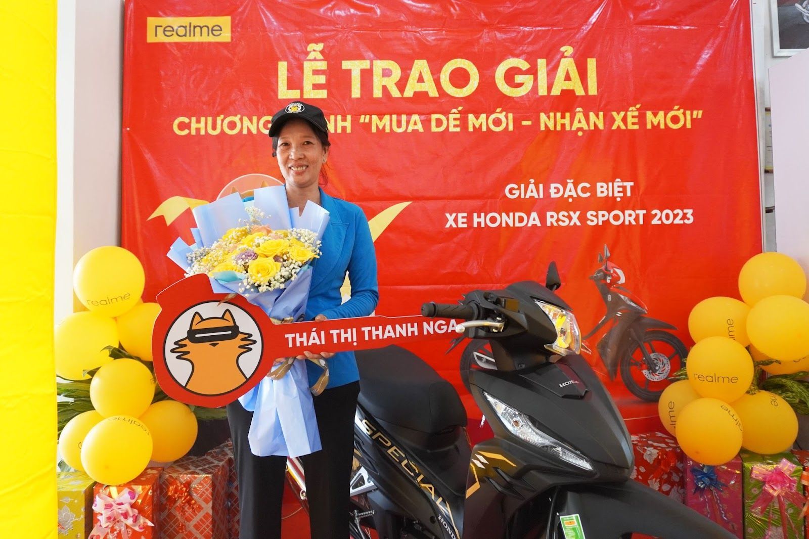 Realme trao giải đặc biệt “Mua Dế Mới - Nhận Xế Mới”