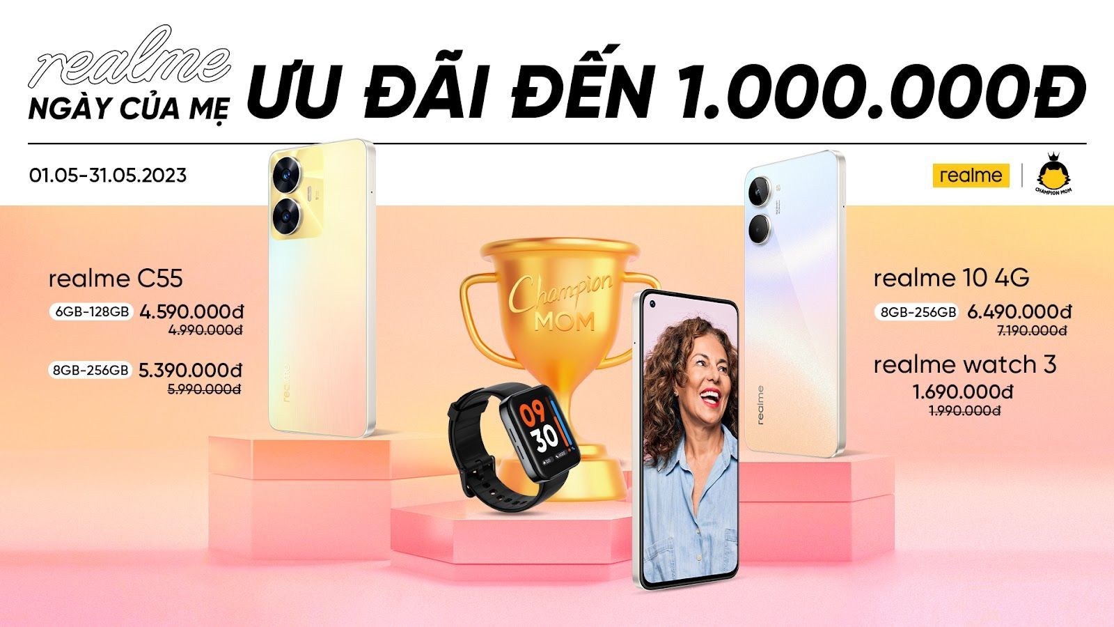 Realme trao giải đặc biệt “Mua Dế Mới - Nhận Xế Mới”