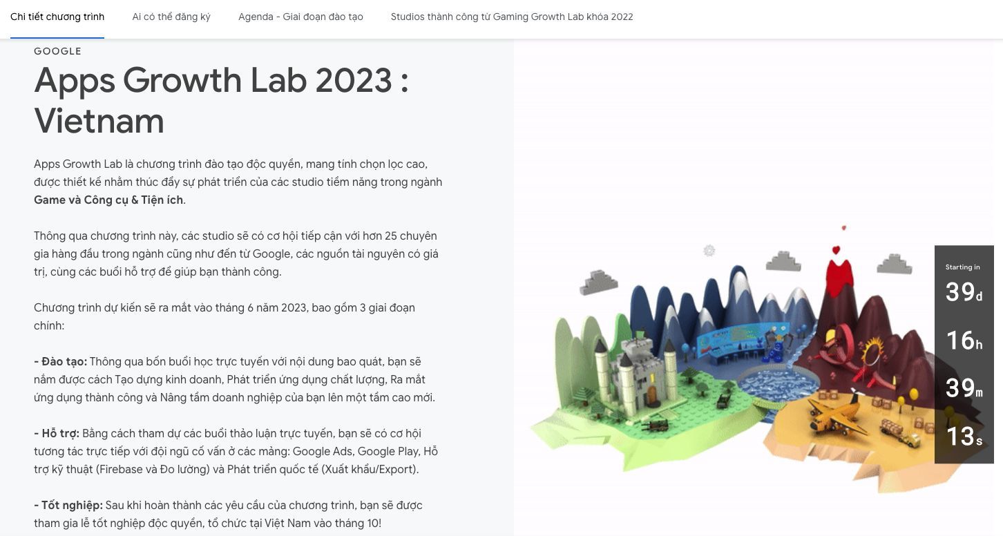 Google mở rộng chương trình đạo tạo Growth Lab