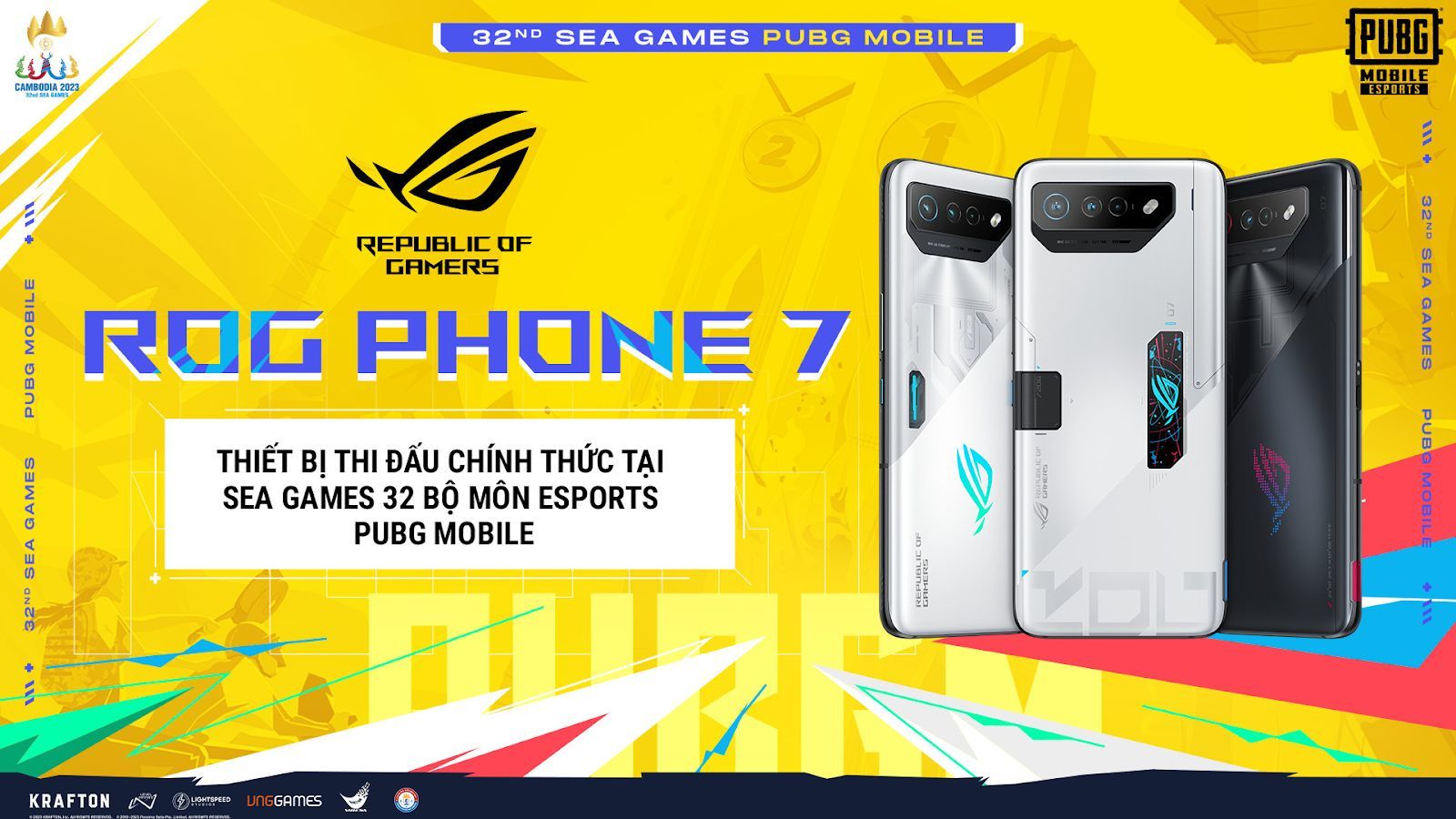 ASUS Republic of Gamers là nhà tài trợ thiết bị thi đấu chính thức tại SEA Games 32