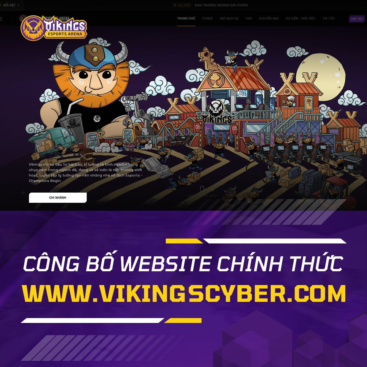 Vikings Esports Arena khai trương cơ sở mới tại Giải Phóng - Hà Nội với khu vực tổ chức sự kiện hoành tráng