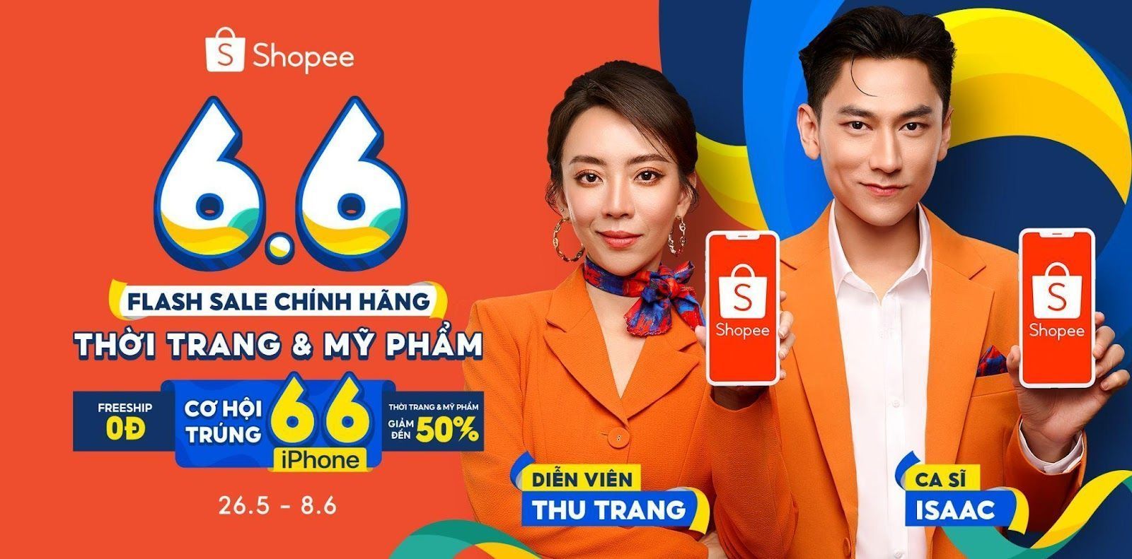 Hè sang đón 6.6 Flash Sale Chính Hãng, Shopee gia tăng ưu đãi và miễn phí vận chuyển toàn sàn