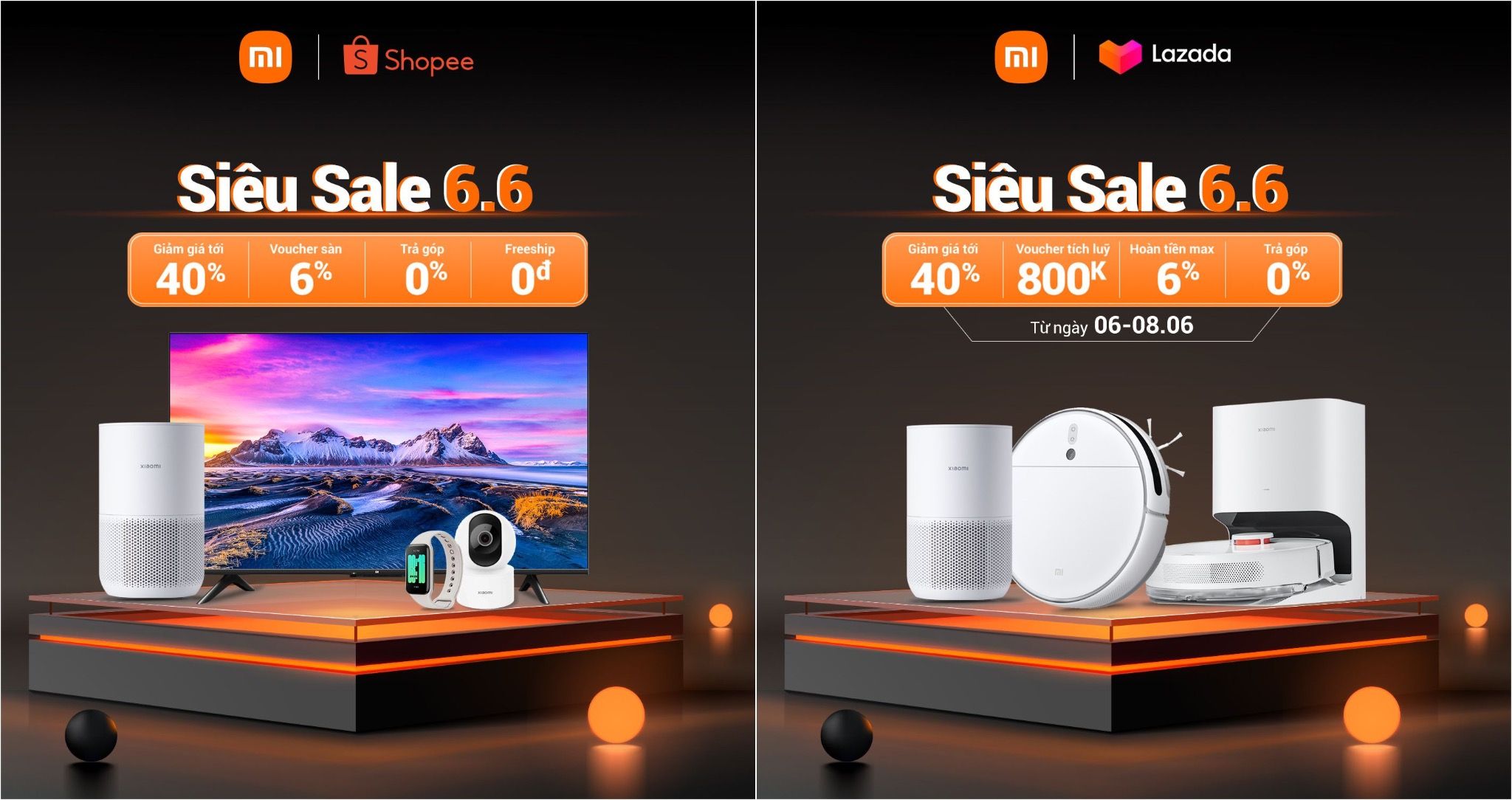 Xiaomi giảm giá tới 40% cho nhiều điện thoại, đồ gia dụng, thiết bị chăm sóc sức khỏe dịp 6/6