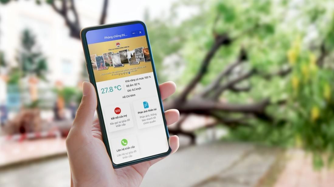 Khai thác Zalo mini app trong phòng chống thiên tai