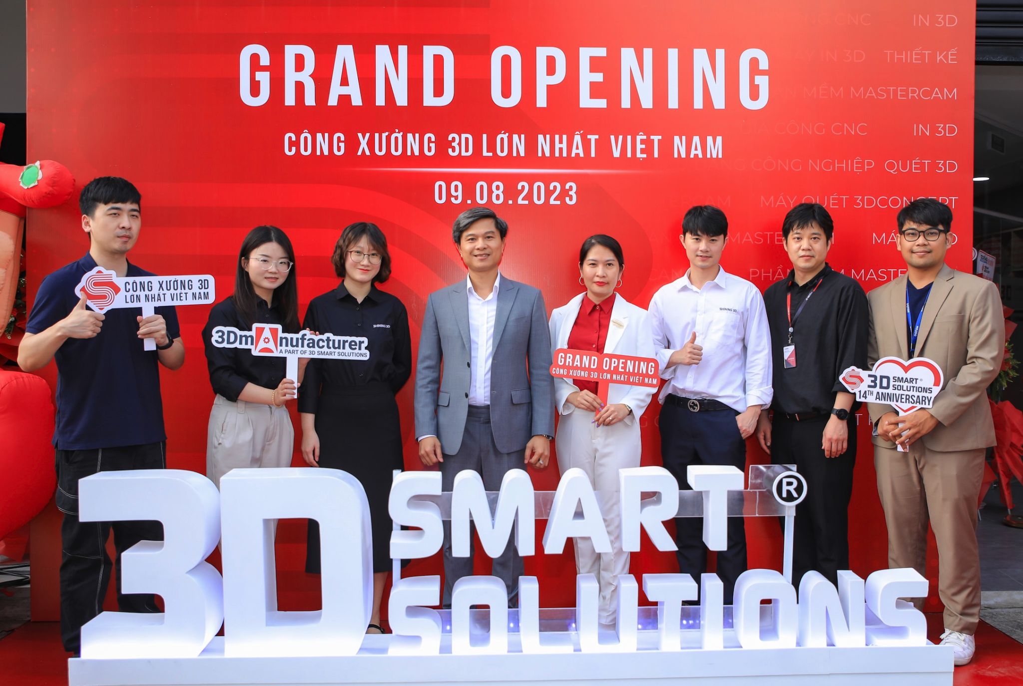 Công ty 3D Smart Solutions đưa công xưởng in 3D lớn nhất Việt Nam vào vận hành