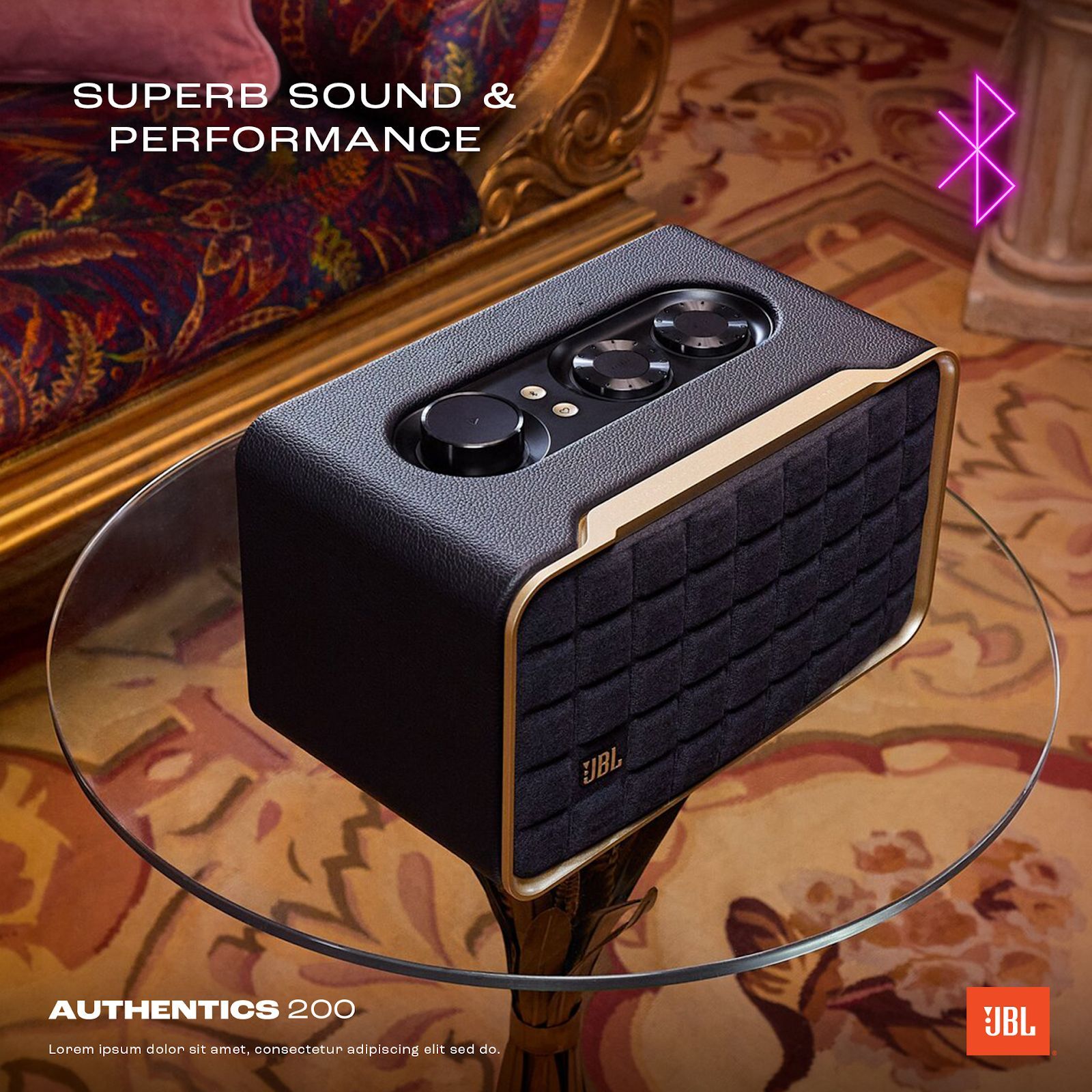 Ra mắt dòng loa JBL Authentics và đầu đĩa than Spinner BT 