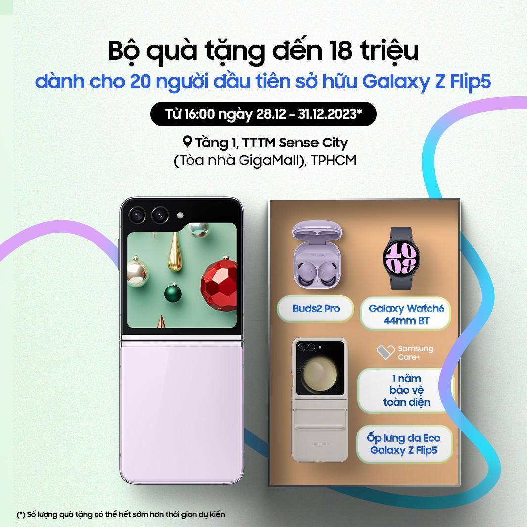 Rộn ràng dịp cuối năm với sự kiện khai trương Cửa Hàng Trải Nghiệm Samsung lớn nhất cả nước