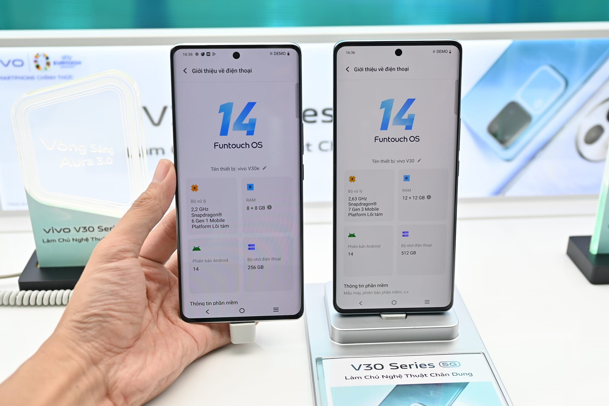 Bộ đôi vivo V30 5G / V30e 5G mở bán từ ngày mai 18/5