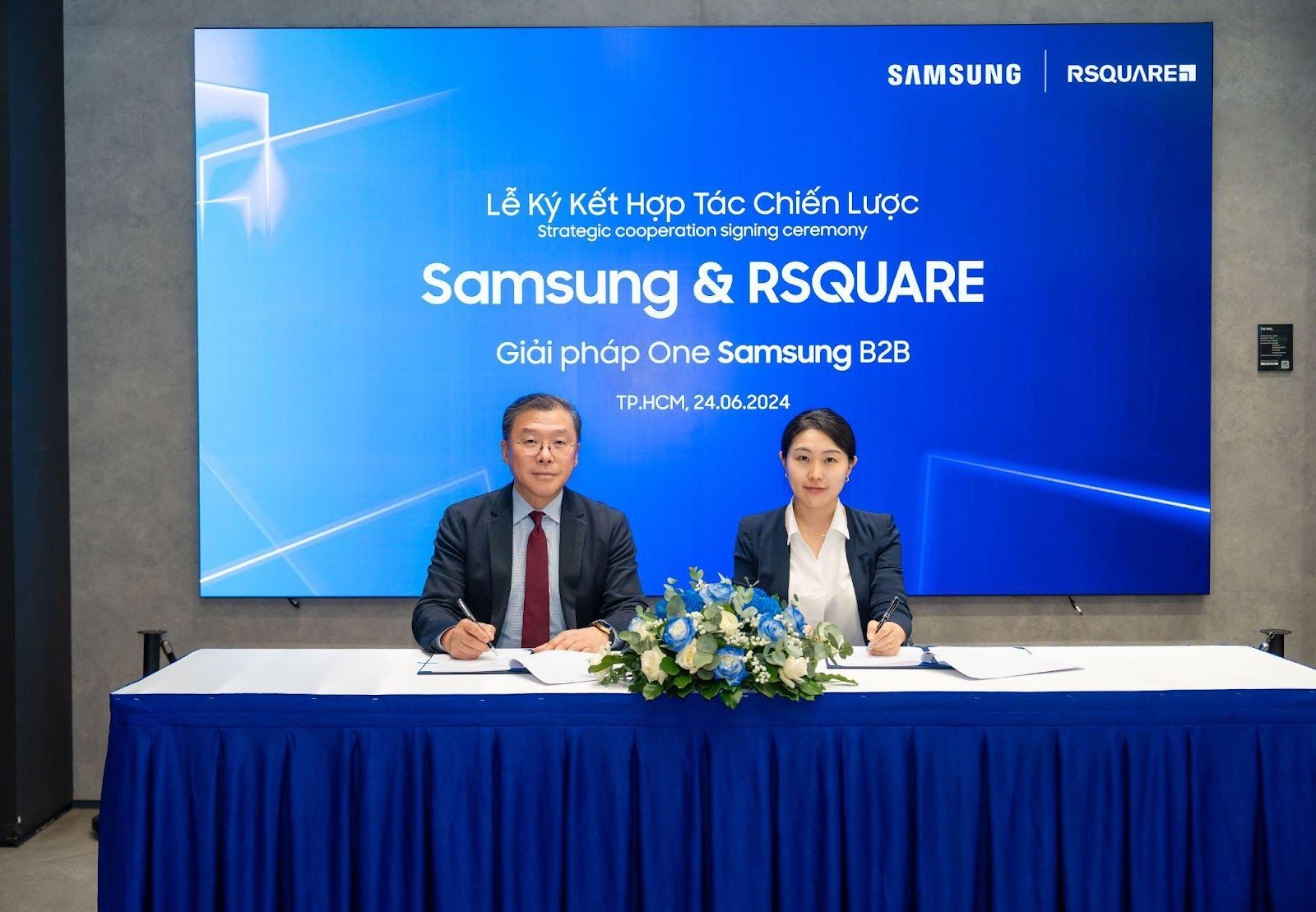 Samsung và RSQUARE ký kết hợp tác chiến lược toàn diện, thúc đẩy phát triển trên nhiều lĩnh vực