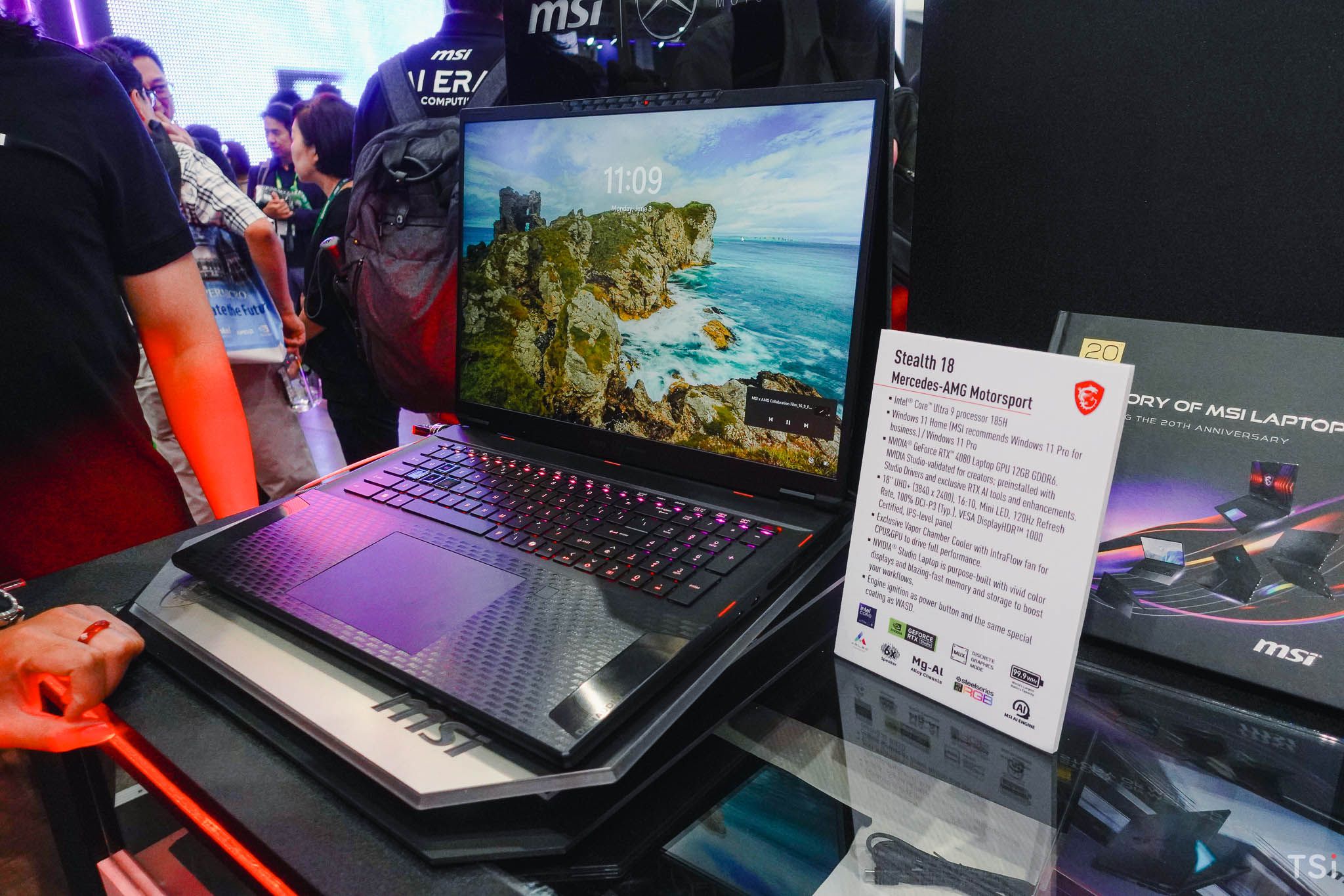 [Computex 2024] MSI Stealth 18 Mercedes-AMG Motorsport chính thức ra mắt